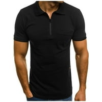 Muška proljetno-ljetna bluza s reverom Majica kratkih rukava Tops;