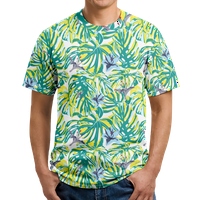 Majica s printom tropski biljni cvijet s printom za žene, modni vrhovi kratkih rukava, ljetne cvjetne majice, dječja odjeća 07