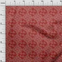 ; pamučna poplin Keper tkanina u crvenoj boji, Bandhani tkanina za šivanje s printom Uradi Sam, širok raspon odjevnih potrepština