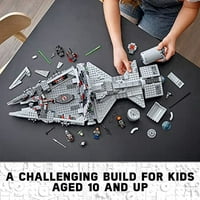 Imperial Light Cruiser Ratovi zvijezda - nevjerojatan set za izradu igračaka za djecu s minifigurama; novo
