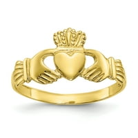 Ženski prsten od žutog zlata u karatu od djevičanskog zlata