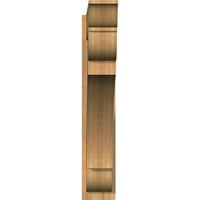 Ekena Millwork 8 W 44 D 44 H Olimpijski grubi pisan tradicionalni izgled, zapadni crveni cedar