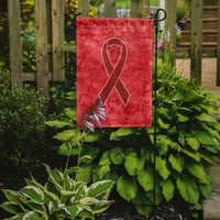 Caroline's Treasures AN1213GF Crvena vrpca za zastavu na informiranje o Aids-Veličina vrt Mali, višebojne