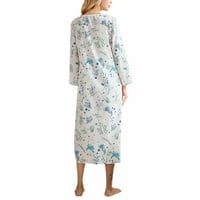 Spavaćica Ženska spavaćica mekana odjeća za spavanje nabrana udobna haljina za spavanje Dugih rukava