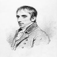 Vilijam Vordsvort. Engleski pjesnik. Crtež olovkom, 1805. Plakat, izrađen