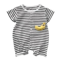 Klizači za malu djecu s printom banane, ljetna odjeća za puzanje kratkih rukava