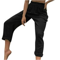 Donje rublje / ženske modne sportske hlače, obične lagane Ležerne široke udobne hlače, ženske jesenske modne Radne hlače s elastičnim