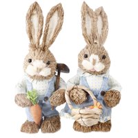 Zečji zec Uskršnji dekor za tematsku zabavu životinjski zečevi umjetni ukras zečića izdržljiv vrt kuće crtani zečići