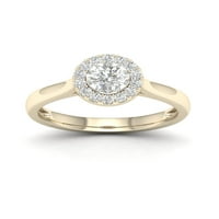10-karatni zaručnički prsten od 13-karatnog dijamanta od 13-karatnog dijamanta