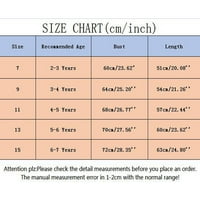 Haljina za malu djecu kratkih rukava ljetne večernje haljine bez rukava za malu djecu Sling za djevojčice Leopard odjeća s printom