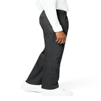 Dockers muški naborani klasični fit potpis kaki lu Cotton Stretch Rashing hlače