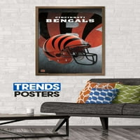 Cincinnati Bengals - plakat na zidu s kacigom, 22.375 34