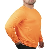 Mahovina s hrastovom plamenom narančama muškarci dugi rukav majice majice