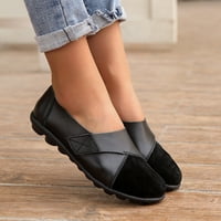Ženske ravne cipele, vrhunske ortopedske udobne cipele, ženske Ležerne rimske sandale u crnoj boji