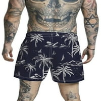Muške ljetne kratke hlače, kratke hlače za plažu s elastičnim strukom i džepovima, mini hlače, muške udobne kupaće gaće, havajska