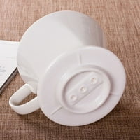 Šalica za filtriranje kave praktični keramički filter za kavu lijevak za filtar za kapanje za ručno kuhanje trajni pribor za kavu