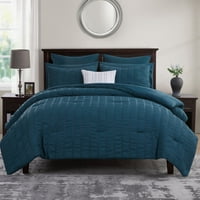 Moderni krevet od 10 komada u tirkiznoj boji u navlaci, veličine mumbo-mumbo