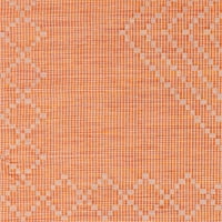 Umjetnički tkalci Jonquil izgorjeli narančasti 7'8 10 'Globalna rešetkastog pravokutnika prostirka prostirka