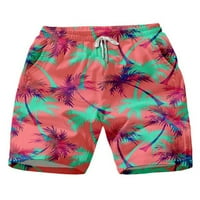 Muške kratke hlače za plivanje, havajske kupaće gaće, kupaći kostimi, ljetne kratke hlače s printom na plaži, kratke hlače