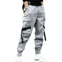 Muške sportske hlače ljetni novi stil modni kombinezoni Ležerne jednobojne udobne hlače