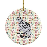 Božićni keramički ukras za kratkodlaku mačku Colorpoint