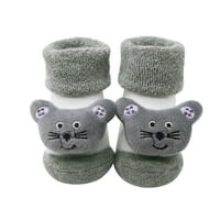 Dječje čarape za novorođenčad pamučne čarape za dječake i djevojčice protuklizne čarape s zvonom iz crtića