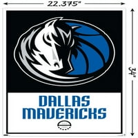 Dallas Mavericks - Poster zida logotipa, 22.375 34