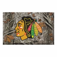 - Chicago Blackhawks Scraper Mat 19 x30 - camo