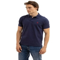 S. Polo ASN. Muška polo majica s printom po dužini