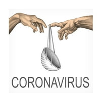 Ben Heine 'Coronavirus' platno umjetnost