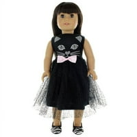 Odjeća za lutke-odjeća crne mačke prikladna je za američku djevojku i druge lutke