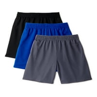 Atletic Works Boys Mesh Shorts, 3-Pack, veličine 4- & Husky