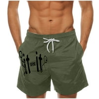 Muške kratke hlače s vezicama s posebnim printom festival piva plaža Ležerne kratke hlače hlače lagane sportske hlače za trčanje