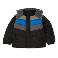 Ixtreme Boys teksturirani colorbLocked puffer kaput, veličine 4-18