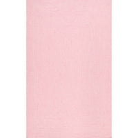 Nuloom Wynn Pletena unutarnja vanjska akcentna prostirka, 2 '3', ružičasta