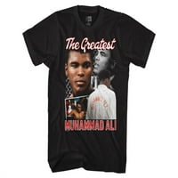 Boksač prvaka Muhammad Ali najveći odrasli foto kolaž majica kratkih rukava grafička majica