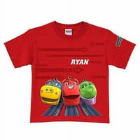 Personalizirana majica za dječaka s natpisom mio' mio 'mio, crvena