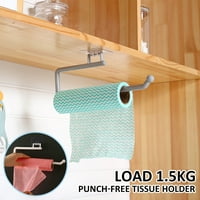 Držač kuhinjskog papirnatog ručnika samoljepljivi pribor ispod ormarića stalak za odlaganje toaletnog papira stalak za odlaganje