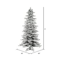 Umjetno božićno drvce od 6' 44 od jata Tilden jele, neosvijetljeno