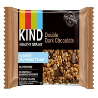 Zdrave pločice sa žitaricama, pločice granole s dvostrukom tamnom čokoladom, bez glutena, 1 oz, pakirane grickalice