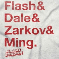 Majica s patentnim zatvaračem s muškim i ženskim likovima stripa Flash Gordon