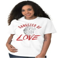 Gangster ljubavi Smiješno Valentinovo muška majica s grafičkim tiskom Tee-a
