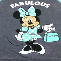 Siva Majica Bez rukava Minnie Mouse za djevojke iz Amerike, nevjerojatna fashionistica, srednje veličine