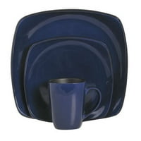 Corelle Hearthstone set za večeru od 16 komada, Indigo Blue