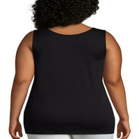 Ženska majica bez rukava s okruglim vratom u veličini u veličini od