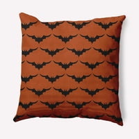 Jednostavno Daisy 26 26 Bat Colony Decorative Throw Pillow, Sienna