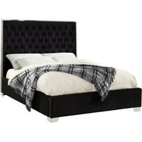 Bračni krevet u izboru-boja: Crni baršun, Stil:Moderan