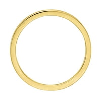Sklopivi prsten od žutog zlata u obliku križnog uzorka