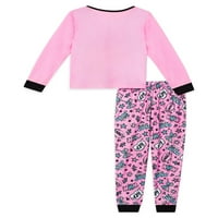 Pidžama Set s dugim rukavima za djevojčice u veličinama 4-12