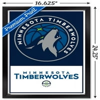 Minnesota Timbervulves - plakat s logotipom na zidu, 14.725 22.375